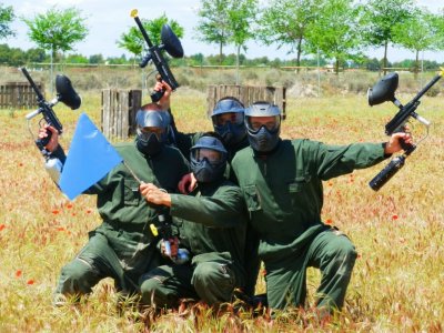 Paintball spielen in Albacete mit Grill