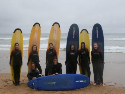 Clase de surf para despedidas de soltero 1.5 hora
