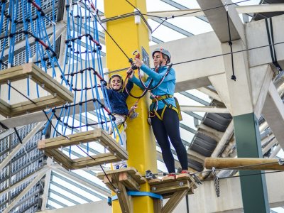 2 circuitos aventura para colegios Barcelona +11