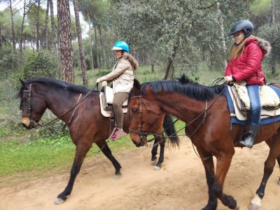 2 hours of Horse riding and carriage riding