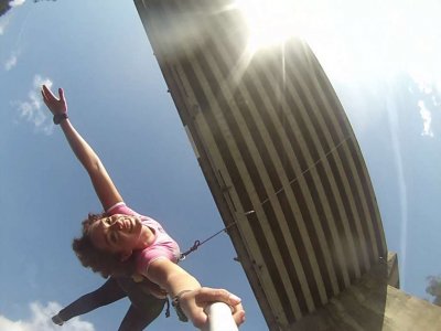 Salto de puenting en Aznalcóllar (Sevilla) + VIDEO