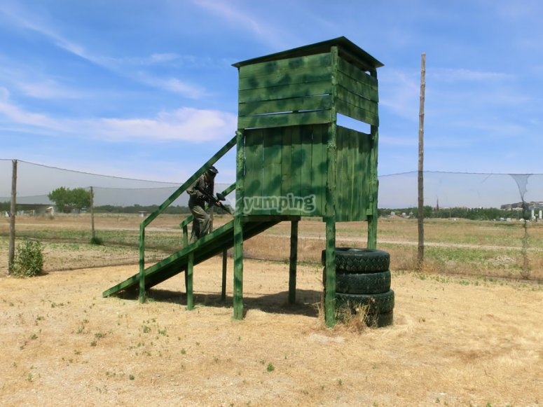 Paintball niños Torrejón de Ardoz bolas ilimitadas desde 22€