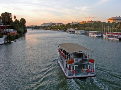 Crucero por el Guadalquivir, panorámica de Sevilla