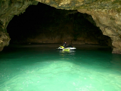 Dreisitzer-Jetski-Route l'Ametlla de Mar 1 Stunde