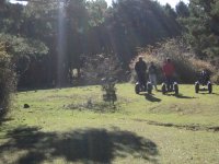 Por el campo en segway