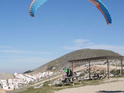 Volar en parapente sobre Algodonales con vídeo