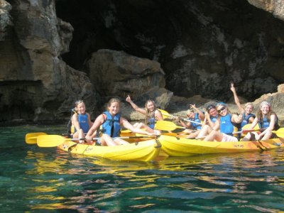 Piragüismo en Denia con excursión y picnic niños