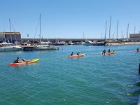  Kayaking from the port 