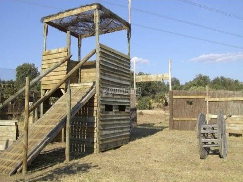 Despedida con paintball Collado Mediano y barbacoa desde 25€