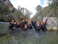 Starting the canyoning adventure