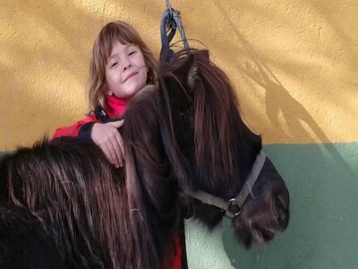 Campamento hípico en inglés, Navidad, día suelto