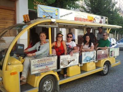 Tour in Priego de Córdoba electric tourist bus