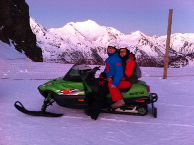 Moto de nieve biplaza en Ordino-Arcalís 40 minutos