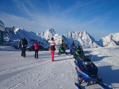 Moto de nieve biplaza Ordino-Arcalís tarde Andorra