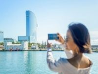 Tour por Barcelona en barco, eBike y teleférico 3h
