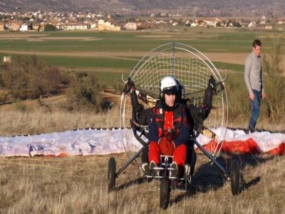 Fly paramotor Madrid e vídeo de presente de 30 minutos