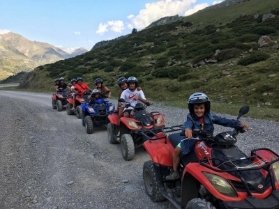 Single-seater quad tour in Andorra 60 min
