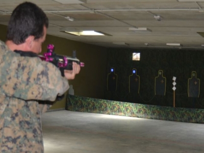 Airsoft shooting gallery in the Canary Islands