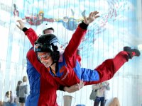  Flying in the wind tunnel in Madrid 