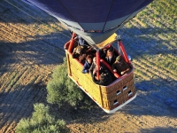  Waving from the basket 