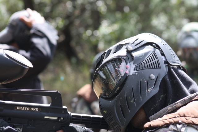 Paintball con amigos