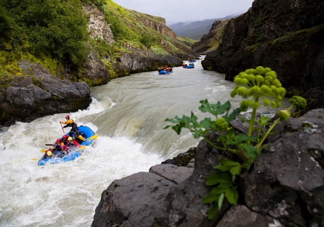 Rafting en rapidos