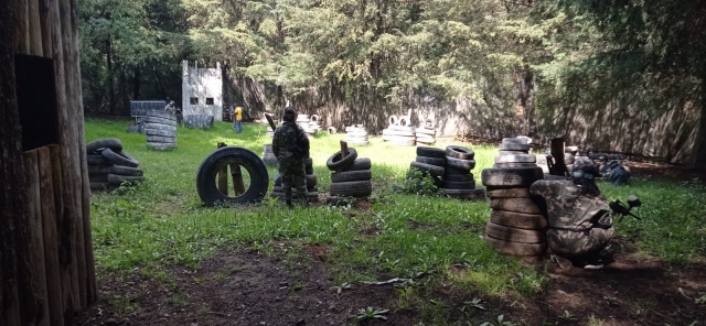 Partida de paintball