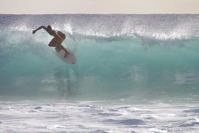 Equilibrio en la tabla de surf