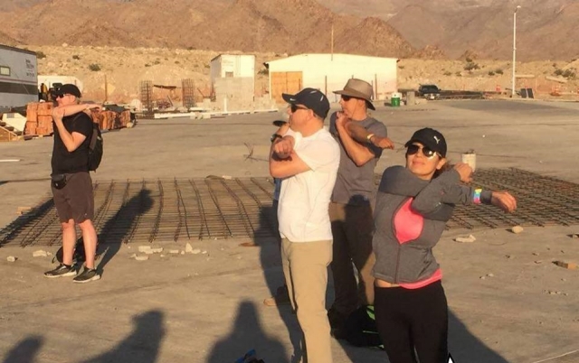 Haciendo estiramientos