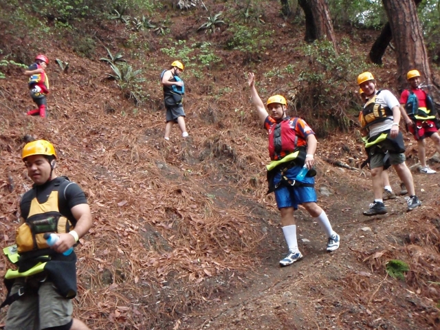 senderismo con amigos