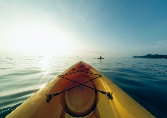 Vista desde el kayak