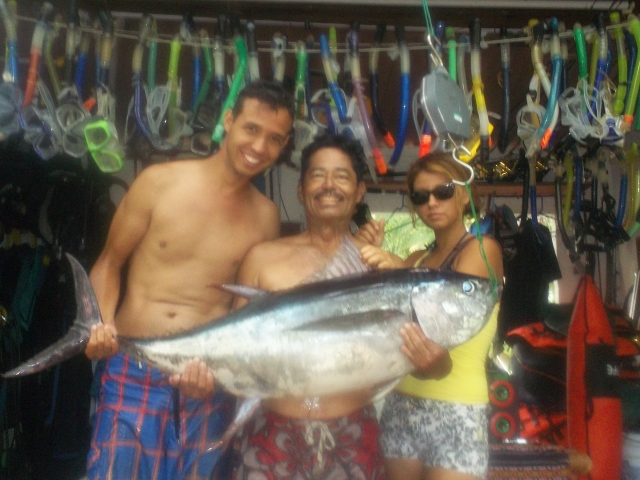 Tuna aleta amarilla.