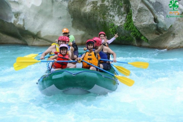 Diversión en rafting 