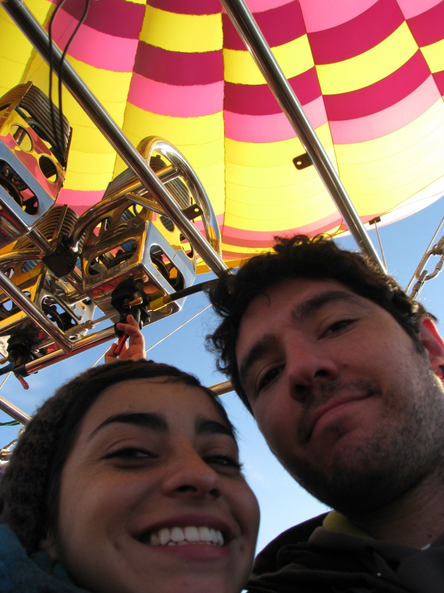 novios volando