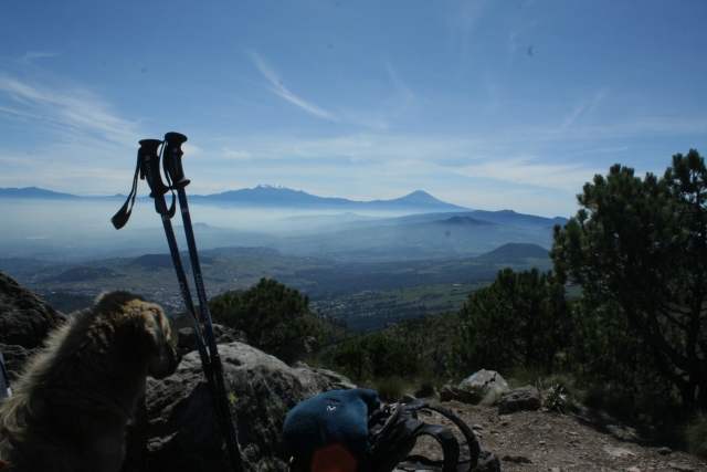 Los volcanes desde el pico del aguila