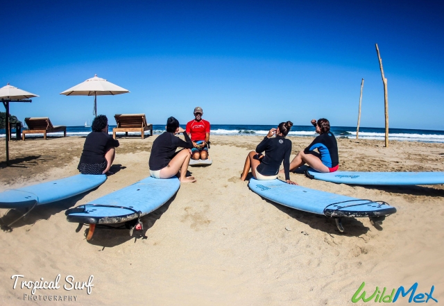 Clases en la playa