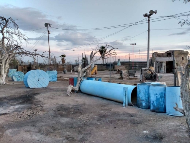 Campo para jugar paintball