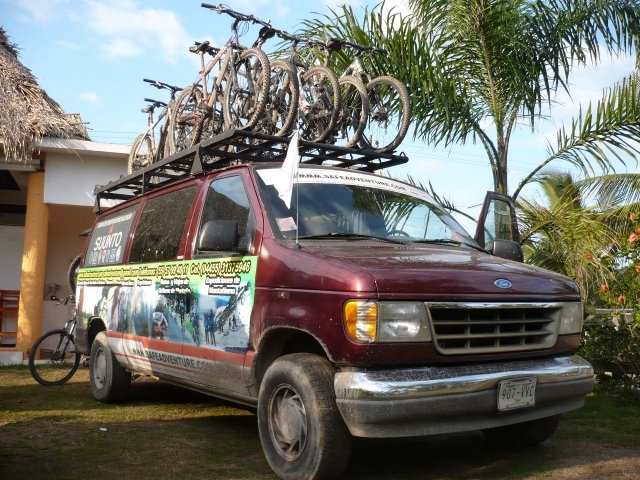 Ruta con destino la playa de veracruz