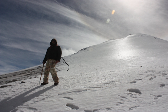Escalando el Pico de Orizaba con nieve