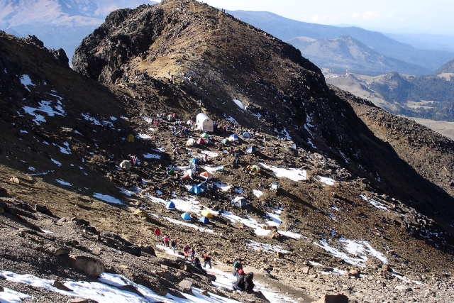 Descanso en el Iztaccihuatl 