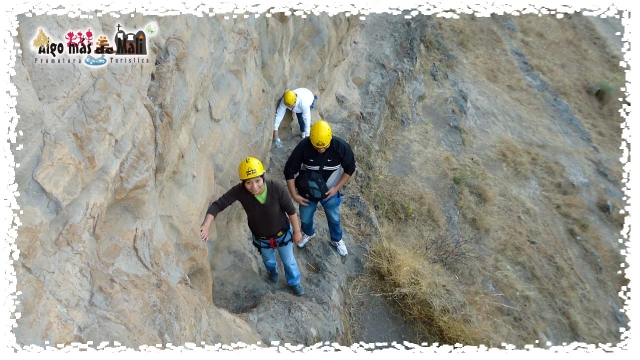 Rappel 25 y 35 metros. Ascenso