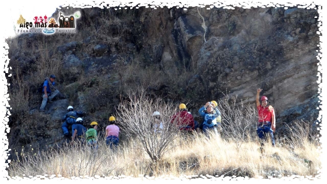 Rappel 25 y 35 metros. Ascenso