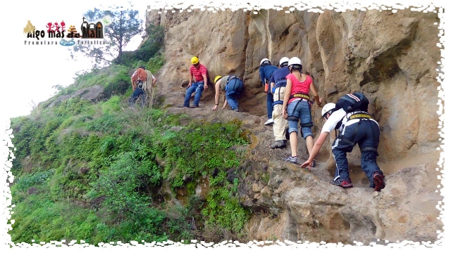 Rappel 25 y 35 metros. Ascenso