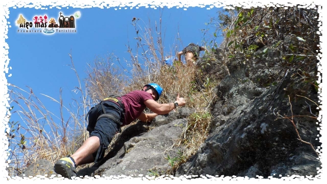 Rappel 25 y 35 metros. Ascenso