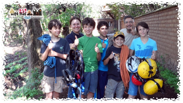 Rappel 25 y 35 metros. Sendero