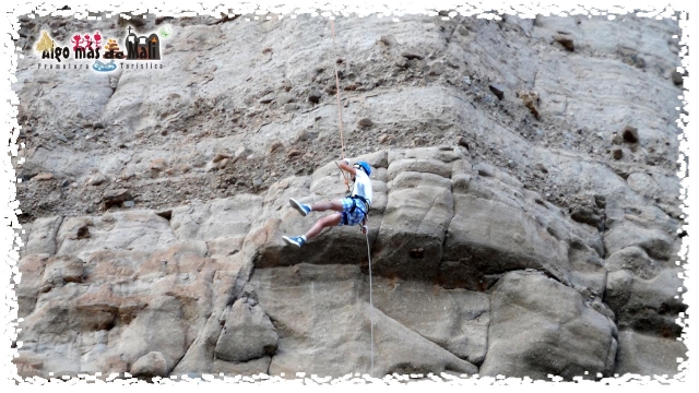 Rappel 25 y 35 metros. Descenso