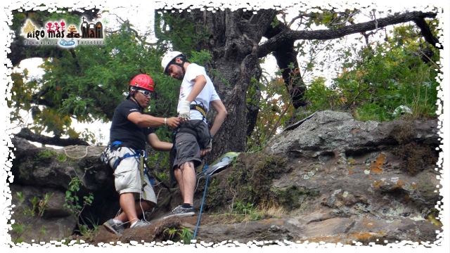 Rappel EXT 60 metros. Zona de Descenso