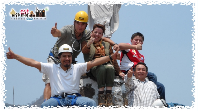Rappel EXT 60 metros. Cumbre