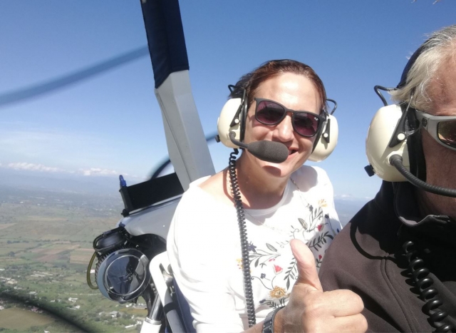 Volando con el piloto