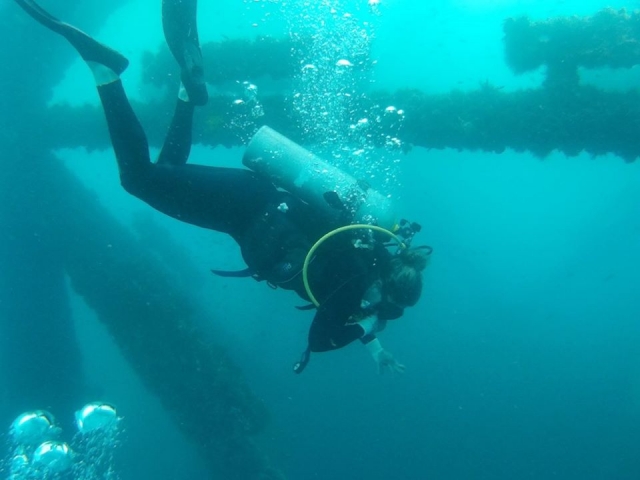 Sumergirse en el agua